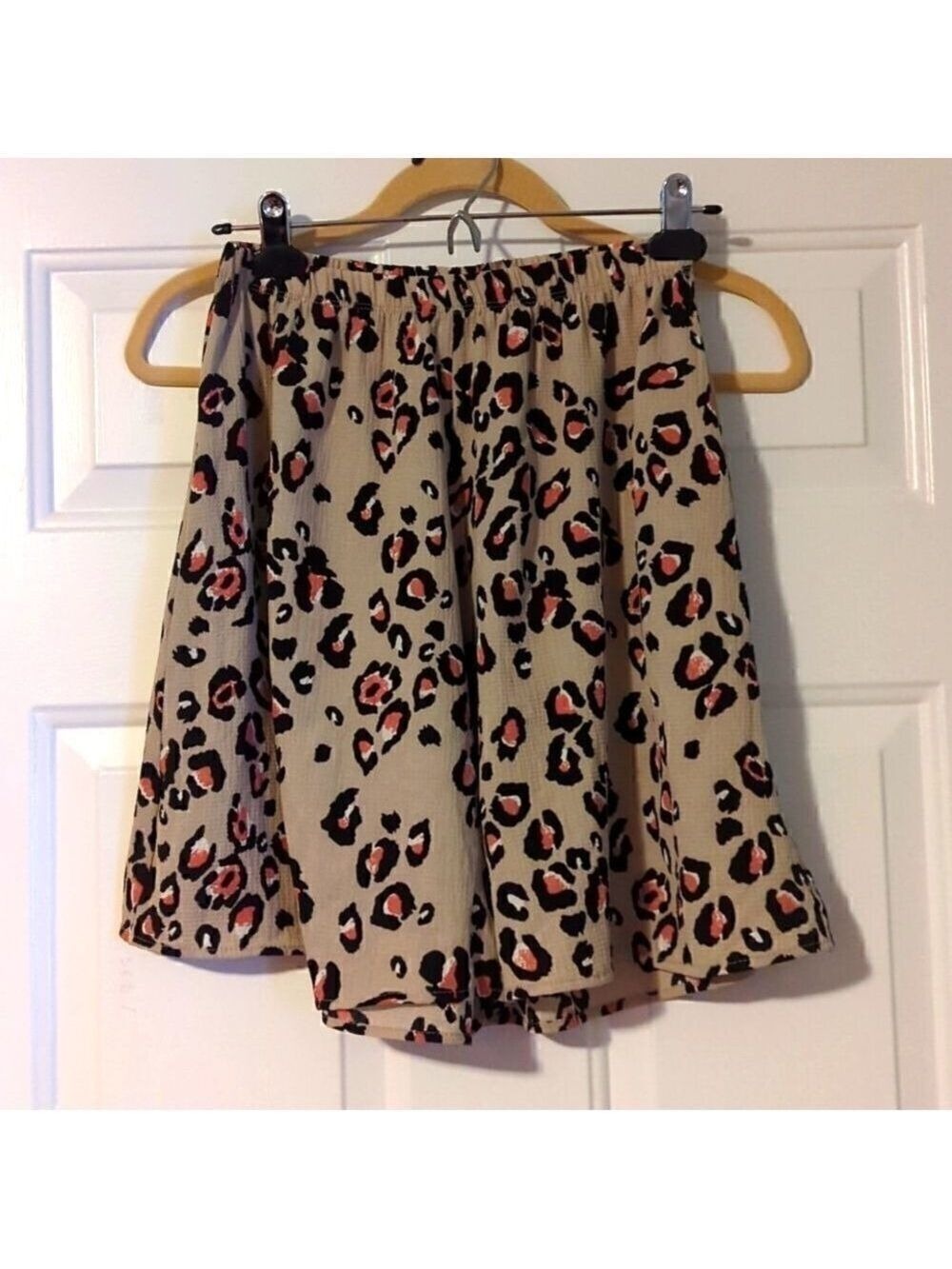 BOM BOM Leopard Print Shorts Small